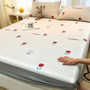 GobekUsa Cooling Ice Silk Mattress - 3Pcs, High Quality, Simple Pattern, Anti-Wrinkles.