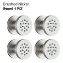 GobekUsa Brass Body Round Shower SPA Jets for Luxurious Bathroom Massage Experience