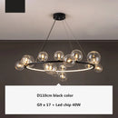 GobekUsa Glass Ball G9 LED Chandelier: Modern Minimalist Nordic Design
