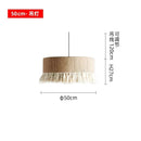 GobekUsa Bohemian Tassel Chandelier: Handmade Nordic Pendant Lamp for Bedroom, Living Room, Kitchen
