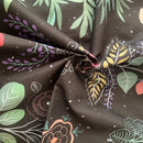 GobekUsa Celestial Moon Phase Floral Tapestry Wall Hanging
