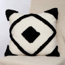 GobekUsa Geometric Chenille Embroidered Pillow Covers Boho Moroccan Style Decor