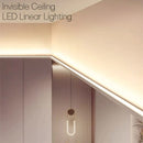 GobekUsa LED Aluminum Profile Recessed Waist Line Channel for Backlighting Corners