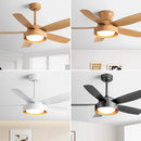 GobekUsa 5-Blade Ceiling Fan with Remote Control & LED Light - Silent Motor