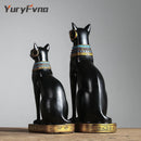 GobekUsa Bastet Cat Goddess Statue Figurine for Home Office Decoration Gift