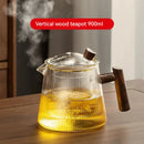GobekUsa Glass Teapot for Home & Restaurant Brewing - Transparent High Borosilicate Material