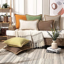 GobekUsa Linen Square Throw Pillow Covers Set - Home Decor for Sofa, Couch, Bed