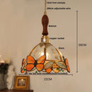 GobekUsa LED Pendant Light: Japan Style White Glass, Copper Socket, Walnut Wood Lamp