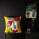 GobekUsa Christmas Picasso Style Abstract Cushion Cover for Living Room Sofa and Bed