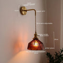 GobekUsa LED Wall Lamps: Nordic Modern Style for Bedroom, Bathroom, Restaurant with Pull Chain Switch