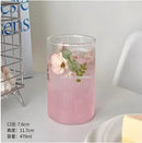 GobekUsa Clear Glass Coffee Cup Set - Heat-Resistant Borosilicate, Ideal for Hot/Cold Drinks