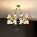 GobekUsa Crystal Chandelier for Living and Dining Room Lighting