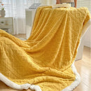 GobekUsa Lambswool Coral Flannel Blanket for Home & Office - Cozy Sofa & Bed Cover
