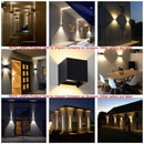 GobekUsa LED Wall Light: Waterproof Indoor Outdoor Decor Lamp for Bedroom Living Room