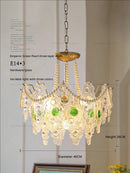 GobekUsa Crystal Chandelier: Elegant Retro Lighting for Bedroom, Dining, Living Room & Cloakroom