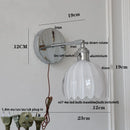 GobekUsa Iron Ceramic LED Wall Light Modern Living Room Sconce Wandlamp