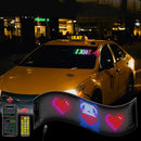 GobekUsa LED Matrix Panel: Bluetooth Programmable Logo Display for Car Windows