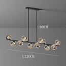 GobekUsa Crystal Chandelier Pendant Light for Living & Dining Room Luxury Decor