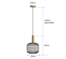 GobekUsa Colorful Glass Pendant Lights Living Room Bedside Lamp LED Hanging Lighting