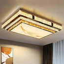 GobekUsa Gold Crystal Ceiling Lights for Modern Home Decor
