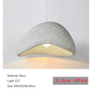 GobekUsa Japanese Wabi Sabi LED Pendant Lamp Modern Simple Living Room Bedroom Chandelier