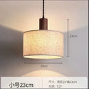 GobekUsa Cream Wabi-sabi Chandelier Lamp Retro Japanese-style Bedroom Decor Lighting