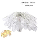 GobekUsa LED Garland Photo Clip String Lights for Party Wedding Decor