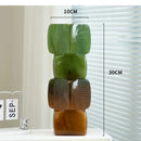 "GobekUsa Gradient Glass Vase for Flower Arrangement and Home Decoration"