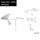 GobekUsa Industrial Design Rotatable Wall Sconce Lamp for Living Room and Bedroom