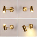 GobekUsa Gold LED Wall Lamp Modern Adjustable Indoor Lighting Sconces for Living Room