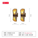 GobekUsa Japanese Wabi-Sabi Ratta Weaving Wall Sconce for Home Decor