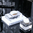 GobekUsa Clear Crystal Coralline Ornaments for Home Decor