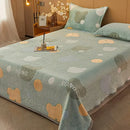 GobekUsa Cartoon Flannel Blanket: Cozy All-Season Sofa Cover & Bed Sheet