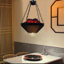 GobekUsa Industrial Pendant Light: Retro American Style Chandelier for Dining Room and Restaurant
