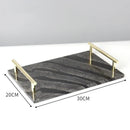 GobekUsa Black Marble Bathroom Accessories Set