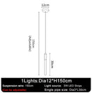 GobekUsa LED Chandelier: Modern Staircase & Kitchen Pendant Light for Home Decoration