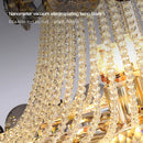GobekUsa Crystal Light Luxury Chandelier for Living Room Dining Bedroom