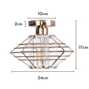 GobekUsa Crystal Ceiling Chandelier: Modern Industrial LED Indoor Lighting Fixture