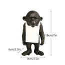 GobekUsa Banksy Sculpture Collection: Flower Thrower & Balloon Girl Figurines for Home & Office