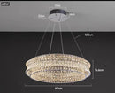 GobekUsa K9 Crystal Luxury Chandelier for Restaurant Bar Hotel LED Lamps