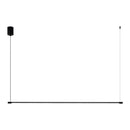 GobekUsa Black Dimmable Led Linear Pendant for Dining Room Chandelier