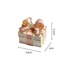 GobekUsa Knot Ribbon Jewelry Box: Bow Shaped Ring Earring Organizer & Gift Container