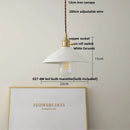 GobekUsa Ceramic Knob Switch LED Pendant Light, Nordic Modern Hang Lamp