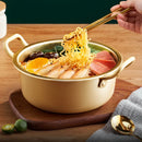 GobekUsa Korean Ramen Cooking Pot Double Ear Soup Pot - Gas Stove Compatible, Home Kitchen