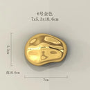 GobekUsa 3D Gold Stone Wall Hanging Ornaments for Stylish Room Decor