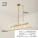 GobekUsa Crystal Bionic Petals Chandelier for Living Dining Bedroom Hall Hotel Decor