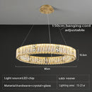 GobekUsa Crystal Ceiling Chandelier | Luxury Glass Hanging Lamps LED Décor