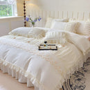 GobekUsa Lace Princess Bedding Set Twin Queen Bed All Seasons
