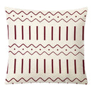 GobekUsa Geometric Yellow Linen Pillow Cover for Modern Décor 45x45cm