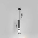 GobekUsa Black Ring Pendant Lamp Dimmable LED Ceiling Hanging Light